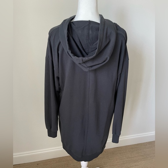 The Drop Women's Iona Long-Sleeve Hooded Mini Sweatshirt Dress - Size M - Picture 7 of 16